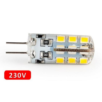 230V LED žiarovka 3.2W Teplá biela G4