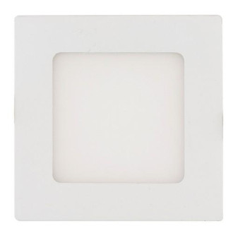 LED panel 6W/540lm Teplá biela, biely rám
