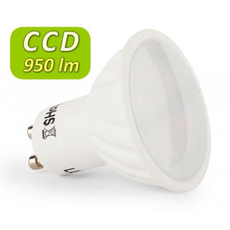 LED žiarovka 10W CCD SMD2835 Teplá biela, GU10