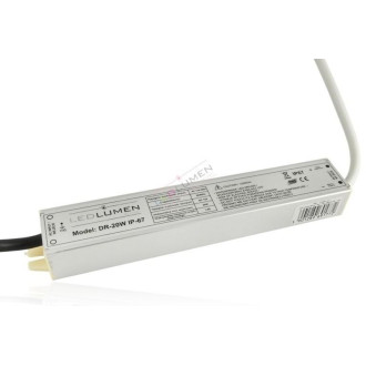 LED zdroj 20W 12V DC IP67