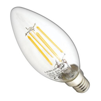 LED žiarovka Filament 4W Teplá biela CCD E14