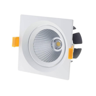 LED COB Downlight Square Rotatable 20W Neutrálna biela