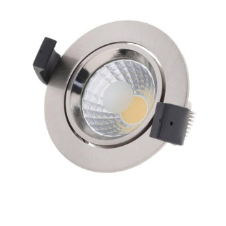 LED Downlight COB Round Rotatable 8W Teplá biela
