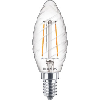 LED žiarovka E14 BW35 2W  25W 250lm 2700K Warm Filament PHILIPS