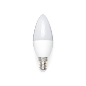 LED žiarovka C37 - E14 - 3W - 270 lm - studená biela