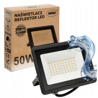LED reflektor 50W IP65 neutrálny biely