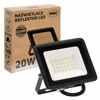 LED reflektor 20W IP65 PREMIUM - neutrálna biela