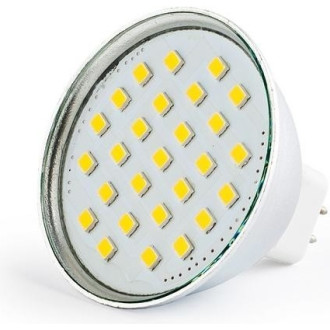 LED Žiarovka - LUMENIX - MR16 - 10/30V - 6W - 540LM - Teplá Biela