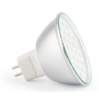 LED Žiarovka - LEDLUX - MR16 - 12V - 5.5W - 500LM - Teplá Biela