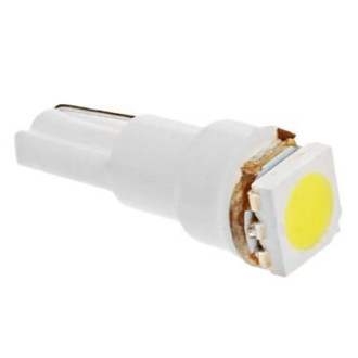 LED Auto Žiarovka - T5 - 0.5W - Studená Biela