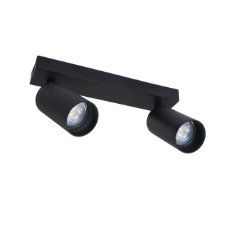 Stropné bodové svietidlo LED VIKI-L 2x GU10 čierne