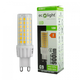 LED žiarovka G9 - 10W - teplá biela