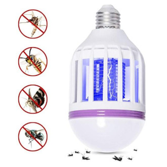 LED žiarovka proti komárom 8W+2W 4500K