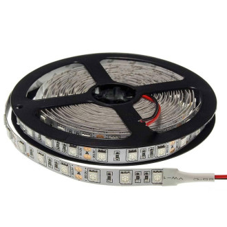 5m LED pás SMD5050 IP20  14.4W/m Red