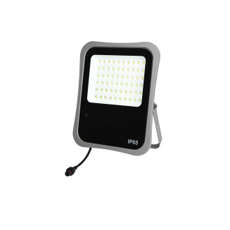 Solárny LED reflektor + Diaľkový ovládač EQUIV. 30W Studená biela