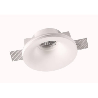 Ceiling Fitting Trimless Recessed White Round
