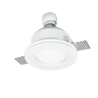 Ceiling Fitting Trimless Recessed Round Frosted Glass Round