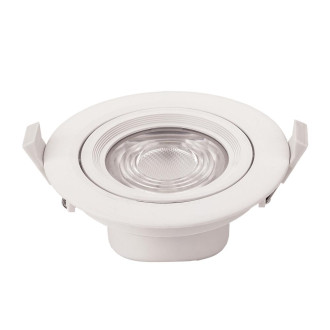 LED COB Downlight Round Rotatable 10W Teplá biela