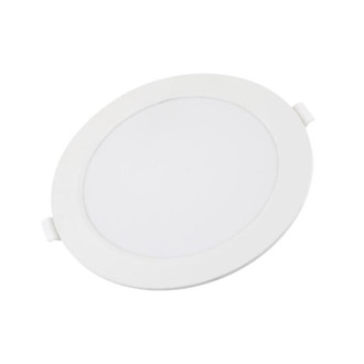 LED Backlit Slim Mini Round Panel 12W Neutrálna biela