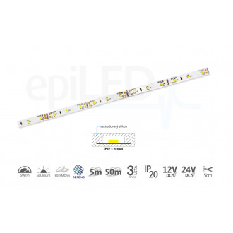 EMPI / 6W / 60 LED / IP67 EXTRUD - 3000°K (5m)